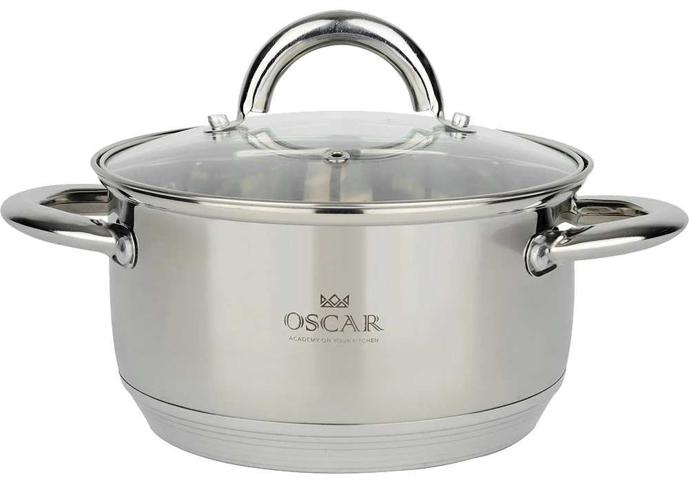 Кастрюля OSCAR Chef 22 см (OSR-2000-22/n) - Фото 1