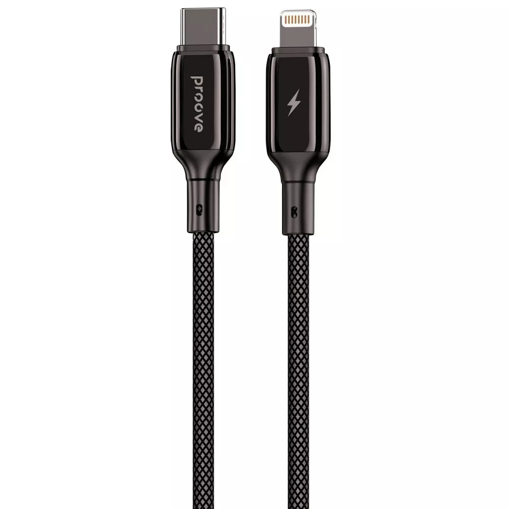 Кабель синхронізації даних Proove Dense Metal Type-C to Lightning 27W (2m) black (CCDM27002121) - Фото 1