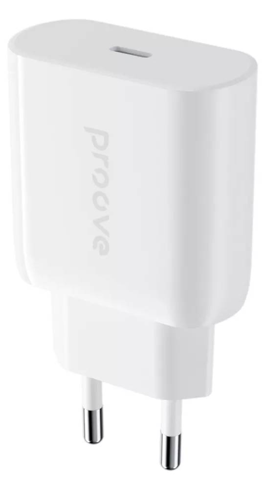 Сетевое зарядное устройство Proove Rapid 20W Type-C White - Фото 1