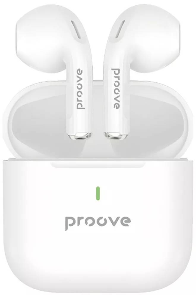 Купить Наушники вкладыши беспроводные TWS Proove Mainstream 2 TWS (APP) White (TWMS2001AP02) - Фото 1 Наушники вкладыши беспроводные TWS Proove Mainstream 2 TWS (APP) White (TWMS2001AP02) - Фото 1