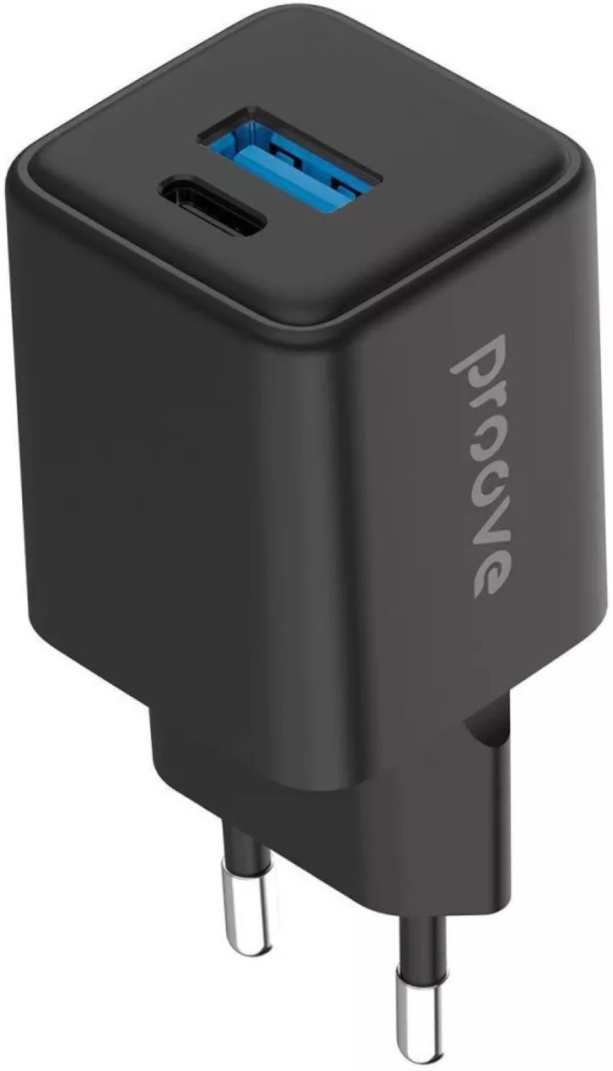 Сетевое зарядное устройство Proove Pocket GaN 30W (Type-C + USB) black (WCPG30110001) - Фото 1