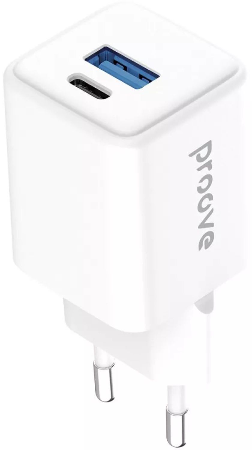 Мережевий зарядний пристрій Proove Pocket GaN 30W (Type-C + USB) white (WCPG30110002) - Фото 1