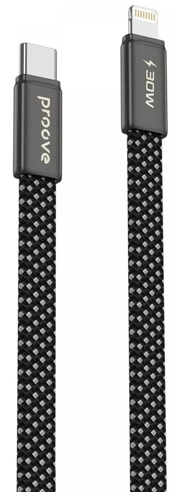 Кабель синхронизации данных Proove AirLine Type-C to Lightning 30W (1m) black (CCAI30002101) - Фото 1
