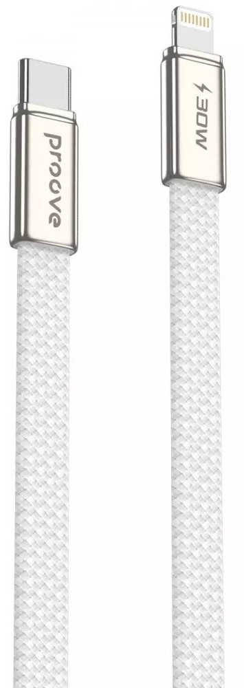 Кабель синхронизации данных Proove AirLine Type-C to Lightning 30W (1m) white (CCAI30002102) - Фото 1