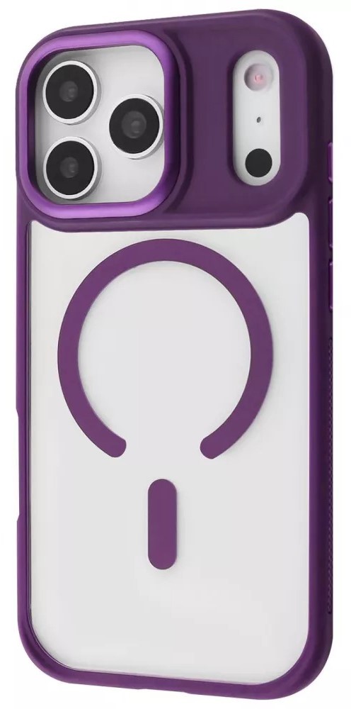 Чохол для смартфону Proove Clear Essence Case with Magnetic Ring iPhone 17 Pro Deep Purple (PCCEIP17P004) - Фото 1