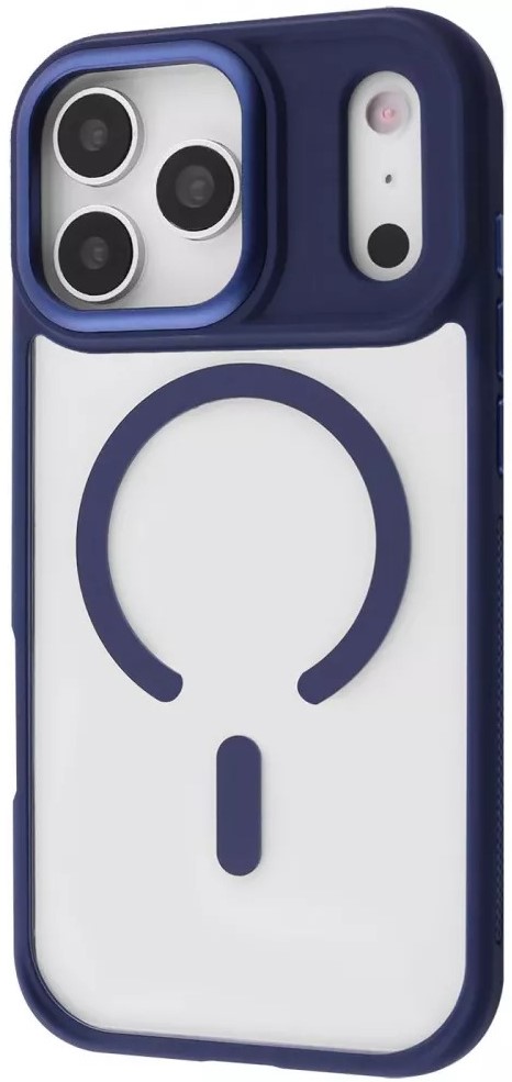 Чехол для смартфона Proove Clear Essence Case with Magnetic Ring iPhone 17 Pro Midnight Blue (PCCEIP17P008) - Фото 1