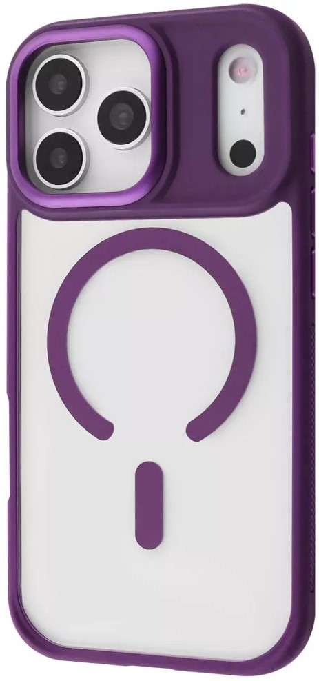 Чехол для смартфона Proove Clear Essence Case with Magnetic Ring iPhone 17 Pro Max Deep Purple (PCCEIP17PM04) - Фото 1