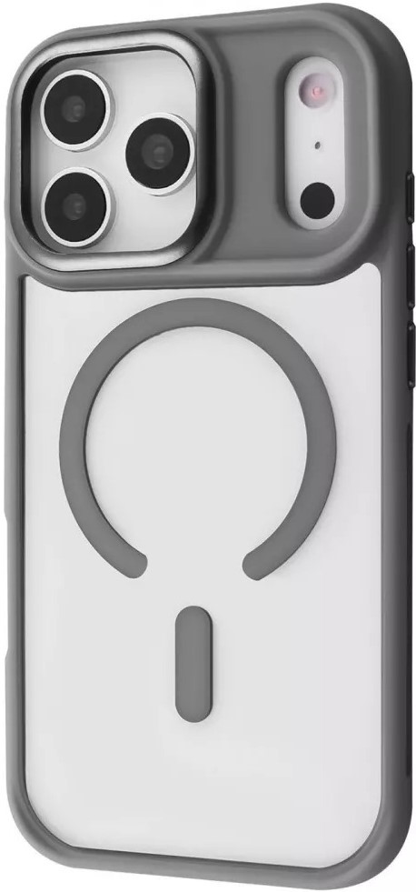 Чехол для смартфона Proove Clear Essence Case with Magnetic Ring iPhone 17 Pro Max Gray (PCCEIP17PM05) - Фото 1