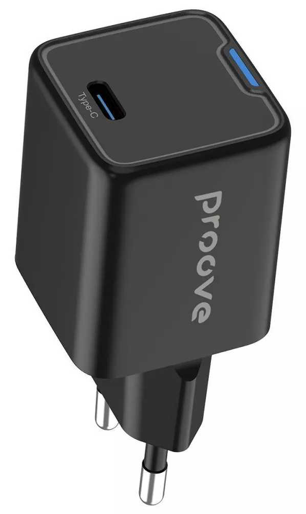 Сетевое зарядное устройство Proove Pocket GaN 25W (Type-C) black (WCPG25010201) - Фото 1