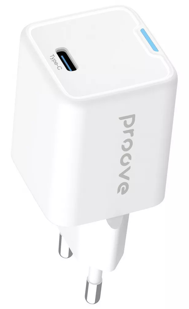 Сетевое зарядное устройство Proove Pocket GaN 25W (Type-C) white (WCPG25010202) - Фото 1