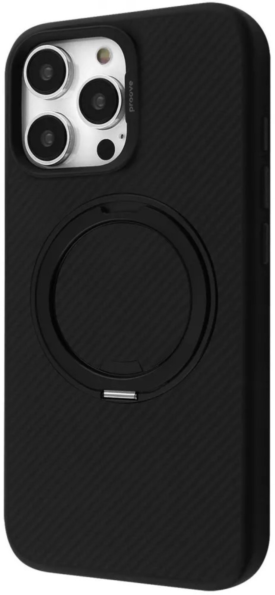 Чехол для смартфона Proove Reinforce Case with Magnetic Ring iPhone 15 Pro Max black (PCREIP15PM02) - Фото 1