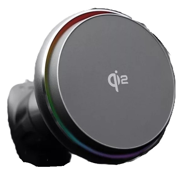 Автотримач з бездротовою зарядкою Proove IceCore QI2 15W Gray (WHIC15002003) - Фото 1