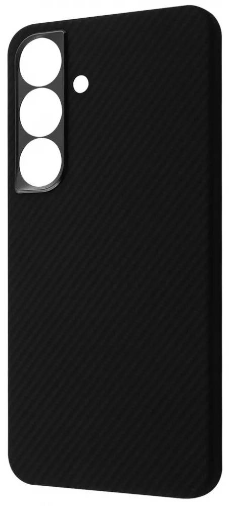 Чохол для смартфону Proove Carbon Slim with Magnetic Ring Samsung Galaxy S25 Black (PCCSSGS02502) - Фото 1