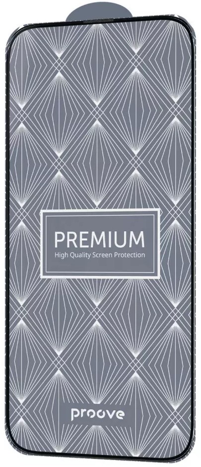 Защитное стекло для смартфона Proove Premium iPhone 15 Pro Black (PGPPMI15P001) - Фото 1