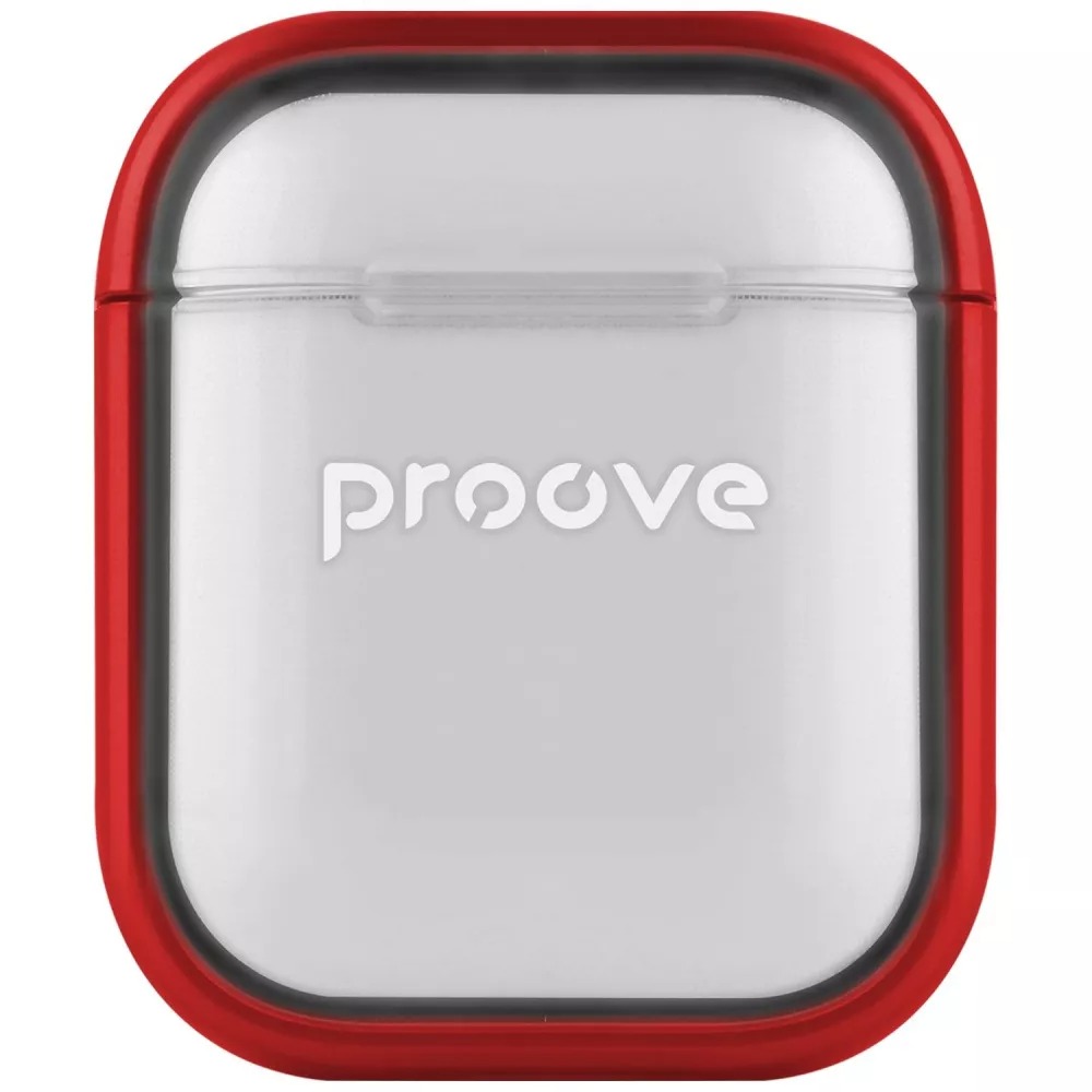 Чехол для наушников Proove Safe Box Case AirPods 1/2 red (PCSBAR120025) - Фото 1