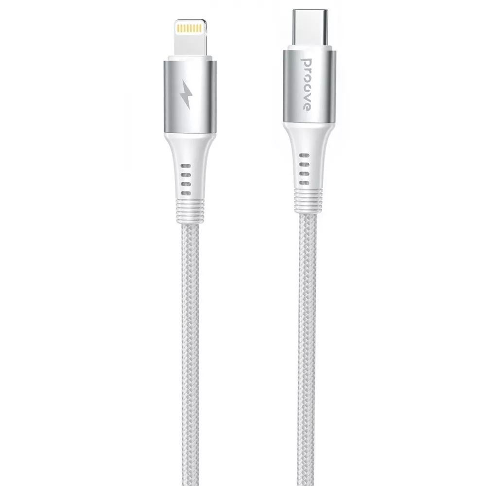 Кабель Proove WireX Type-C to Lightning 27W (1m) White (CCWX27002102) - Фото 1