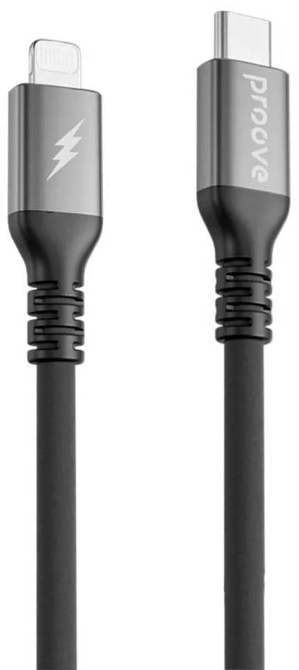 Кабель синхронизации данных Proove ReGen Silicone Type-C to Lightning 1m Black(CCRS60002101) - Фото 1
