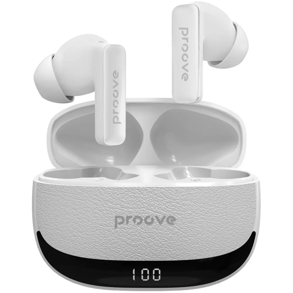 Навушники вкладиші бездротові TWS Proove Dreamer TWS with ANC (APP) white (TWDM0001AP02) - Фото 1