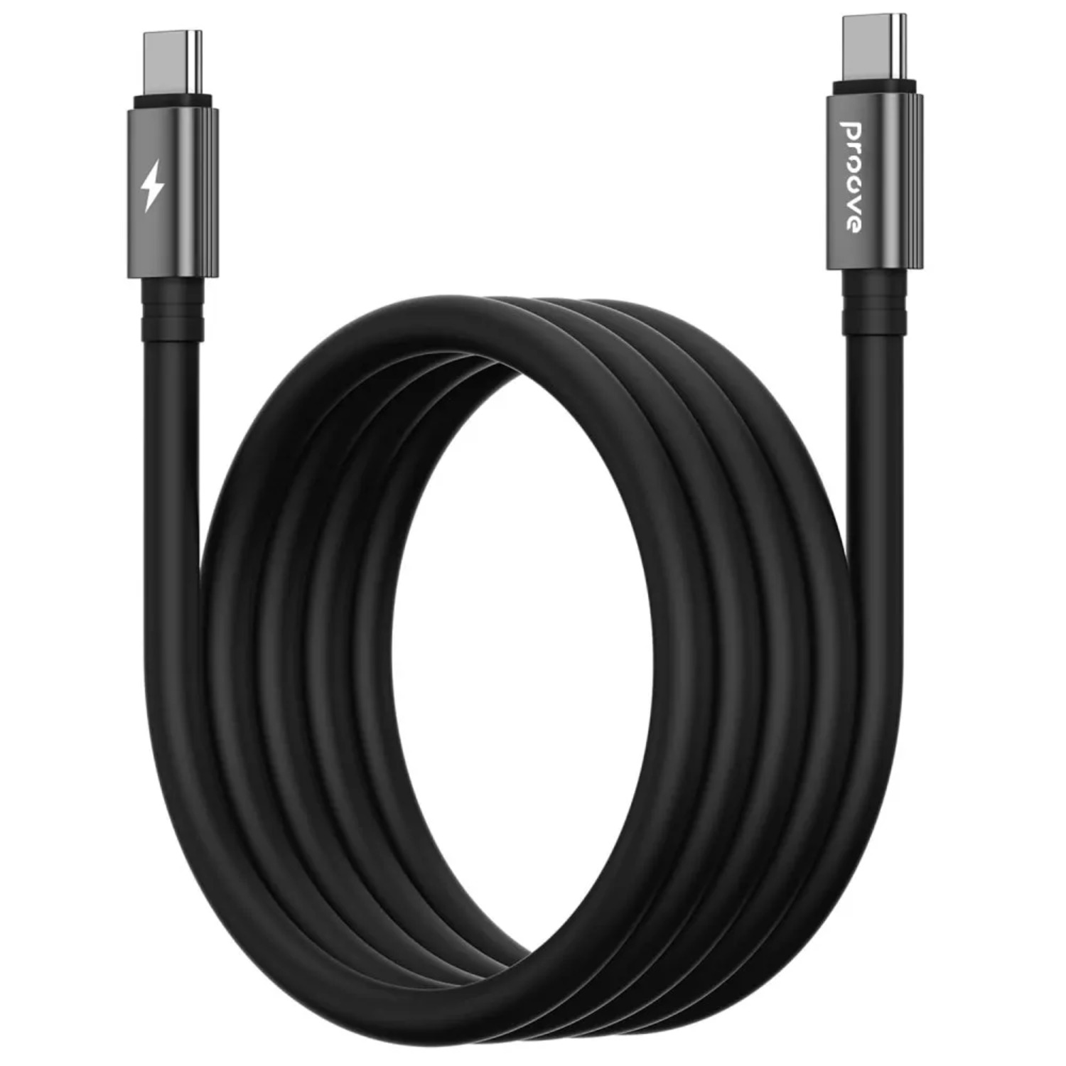 Кабель синхронизации данных Proove Magneto Type-C to Type-C 60W 1m Black (CCMA60002201) - Фото 1