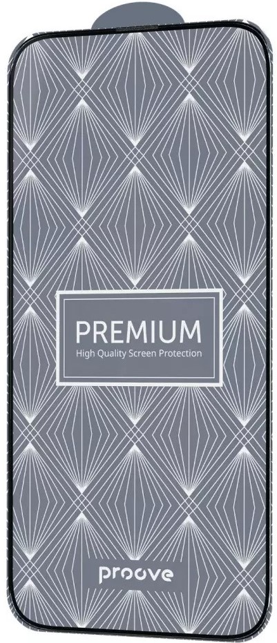 Защитное стекло для смартфона Proove Premium iPhone 12 Pro Max Black (PGPPMI12PM01) - Фото 1
