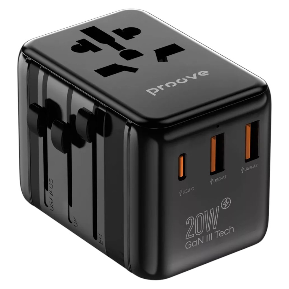Сетевое зарядное устройство Proove Trip 20W black (TATL20310001) - Фото 1