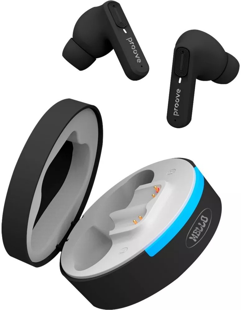 Навушники вкладиші бездротові TWS Proove Mello TWS with ANC (APP) black (TWML0001AP01)