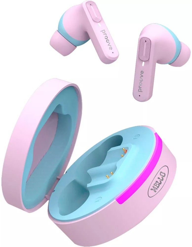 Навушники вкладиші бездротові TWS Proove Mello TWS with ANC (APP) cotton candy (TWML0001AP24)