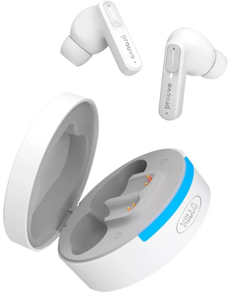 Навушники вкладиші бездротові TWS Proove Mello TWS with ANC (APP) white (TWML0001AP02)