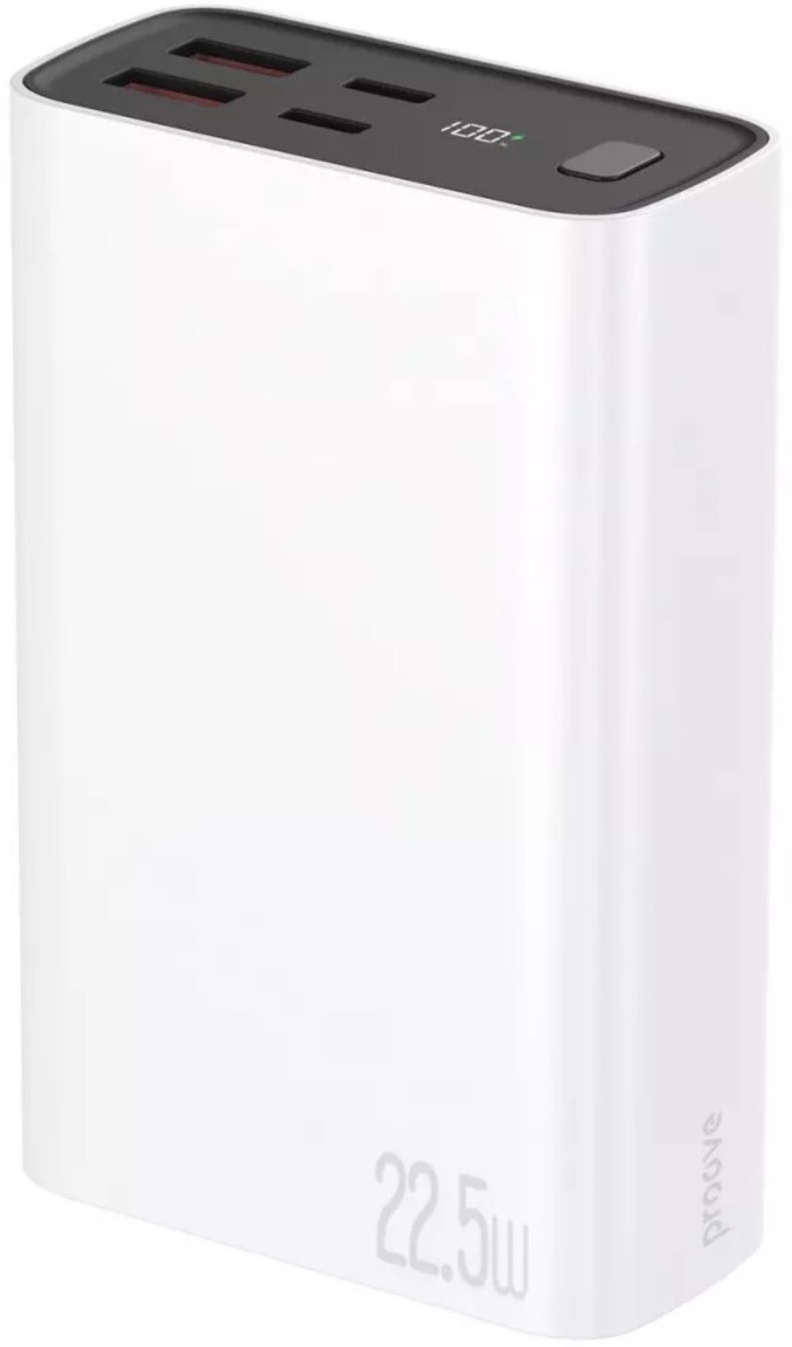 Батарея мобильная Proove Hyper Flux Plus 22.5W 20000mAh white (PBF222120002) - Фото 1