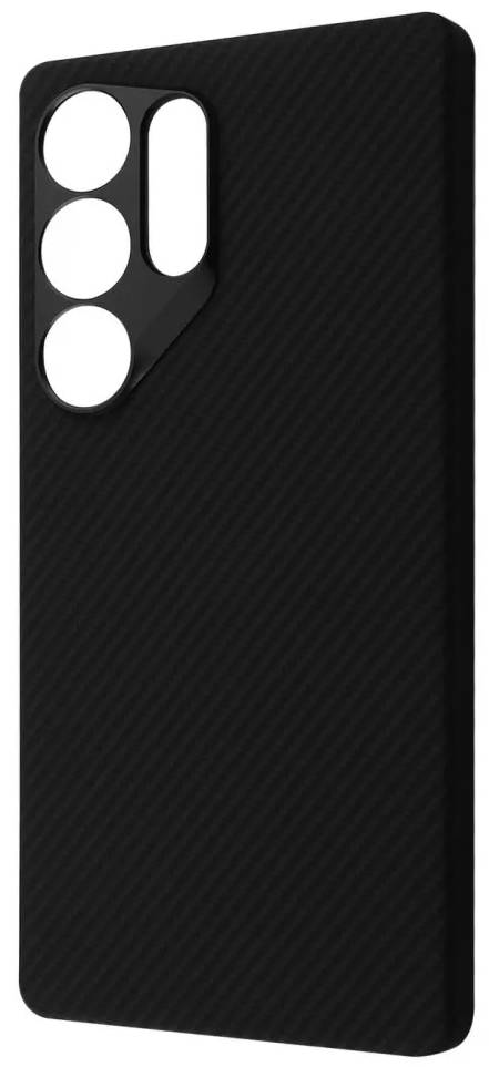 Чехол для смартфона Proove Carbon Slim with Magnetic Ring Samsung Galaxy S25 Ultra Black (PCCSSGSU2502) - Фото 1