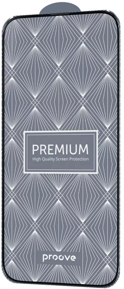 Защитное стекло для смартфона Proove Premium iPhone 12/12 Pro Black - Фото 1