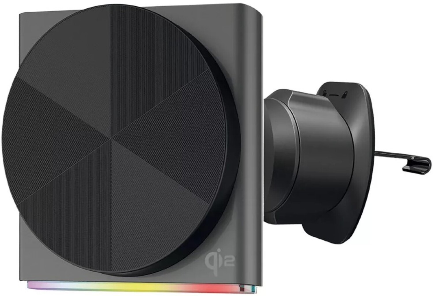 Автодержатель с беспроводной зарядкой Proove Neostorm QI2 15W gray (WHNS15002003) - Фото 1