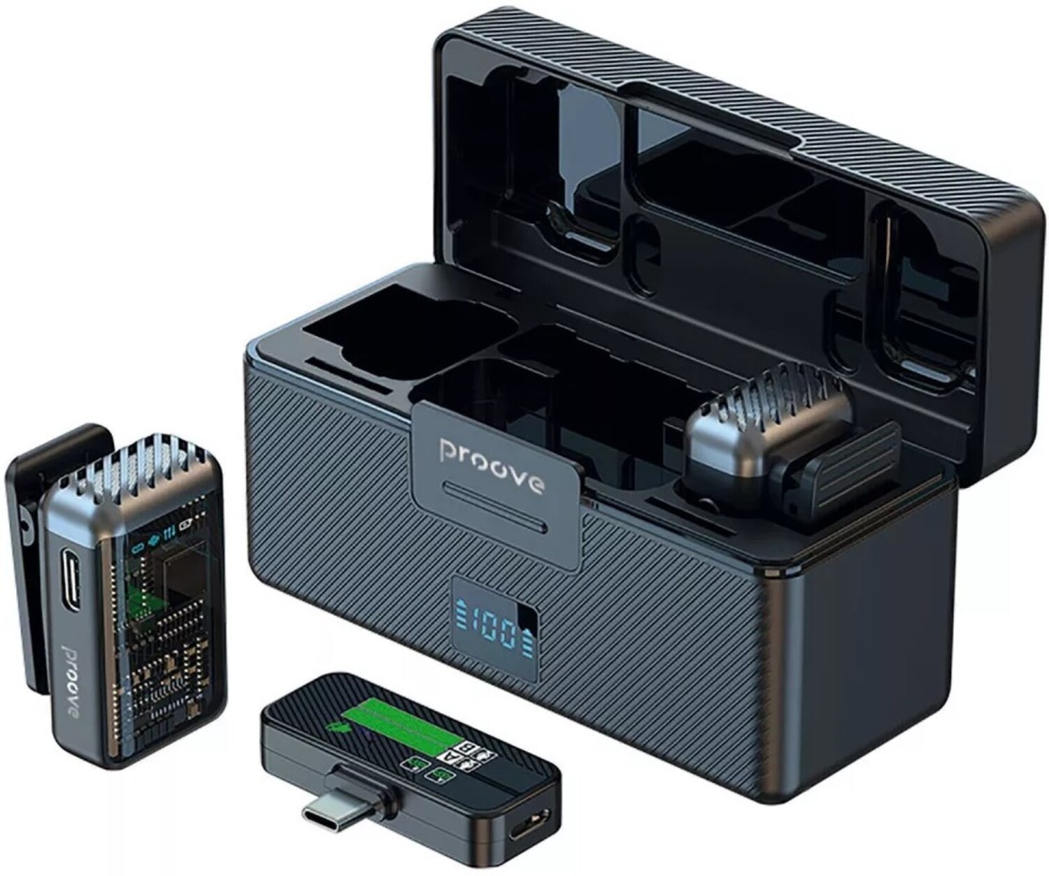 Микрофон для смартфона Proove Ripple black (PRWM00002001) - Фото 1