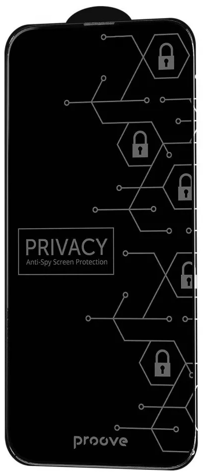 Защитное стекло для смартфона Proove Privacy iPhone 17 Air black (PGPPRI17A001) - Фото 1