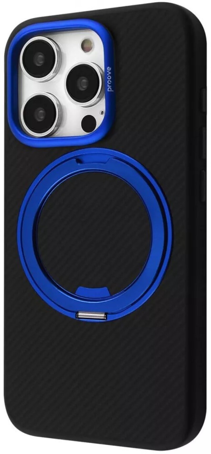 Чехол для смартфона Proove Reinforce Case with Magnetic Ring iPhone 16 Pro blue (PCREIP16P012) - Фото 1