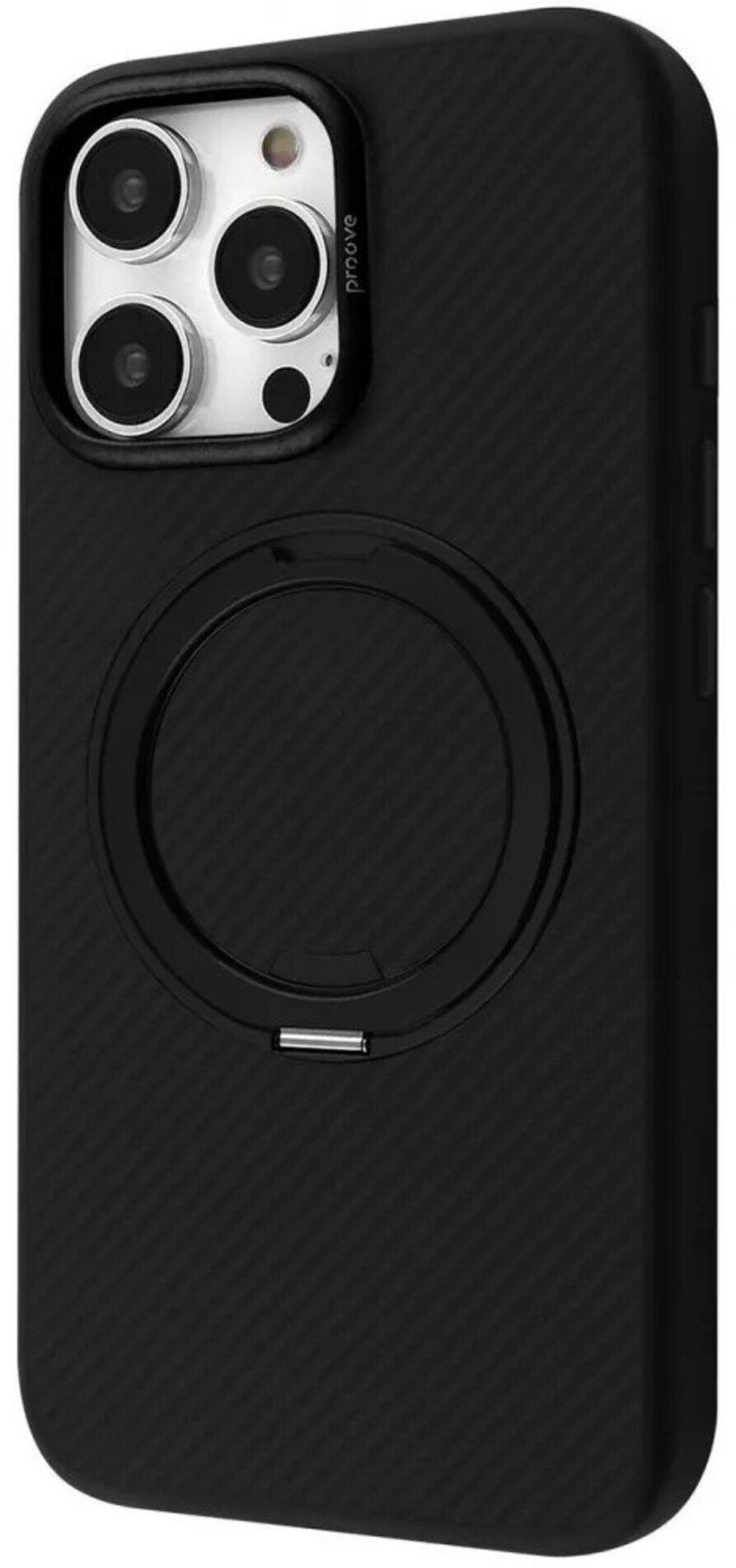 Чехол для смартфона Proove Reinforce Case with Magnetic Ring iPhone 16 Pro Max black (PCREIP16PM02) - Фото 1