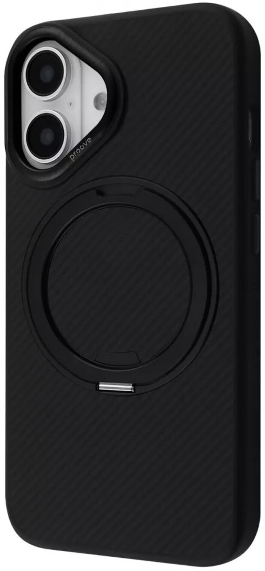 Чехол для смартфона Proove Reinforce Case with Magnetic Ring iPhone 16 black (PCREIP160002) - Фото 1