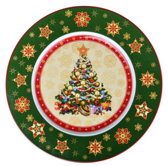 Тарілка десертна Lefard Christmas collection 21 см (986-062) - Фото 1