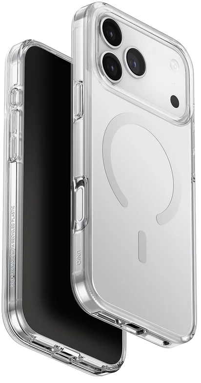 Купити Чохол для смартфону Uniq Clario for iPhone 17 Pro Max Magclick Charging clear (CLARMLCLR) - Фото 1 Чохол для смартфону Uniq Clario for iPhone 17 Pro Max Magclick Charging clear (CLARMLCLR) - Фото 1