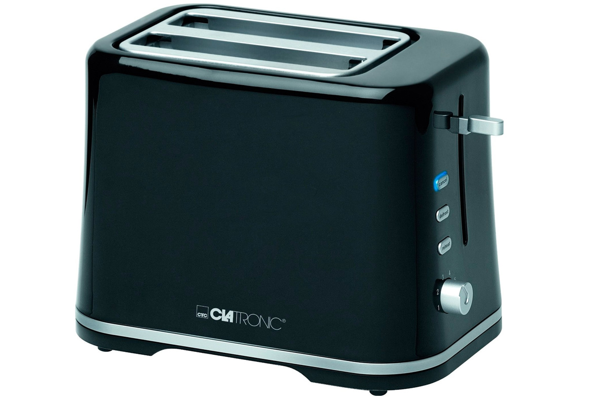 Тостер Clatronic TA 3554 black-silver - Фото 1