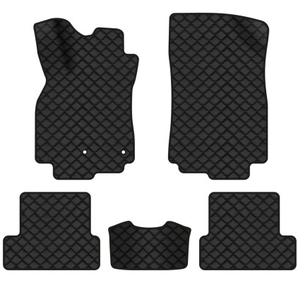 Килимки з екошкіри в салон авто EVAtech ECO Megane (III) 3-doors AT Renault 2008-2016 3 покоління Htb EU RT33135CLV5AV2BBB - Фото 1