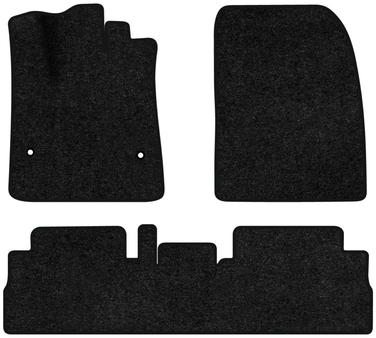 Коврики ворсовые в салон авто EVAtech Standard для Citroen Berlingo (K9) with armrest 2018 3 поколение Minivan EU черный кант CN43500ZD3TL2VEB - Фото 1