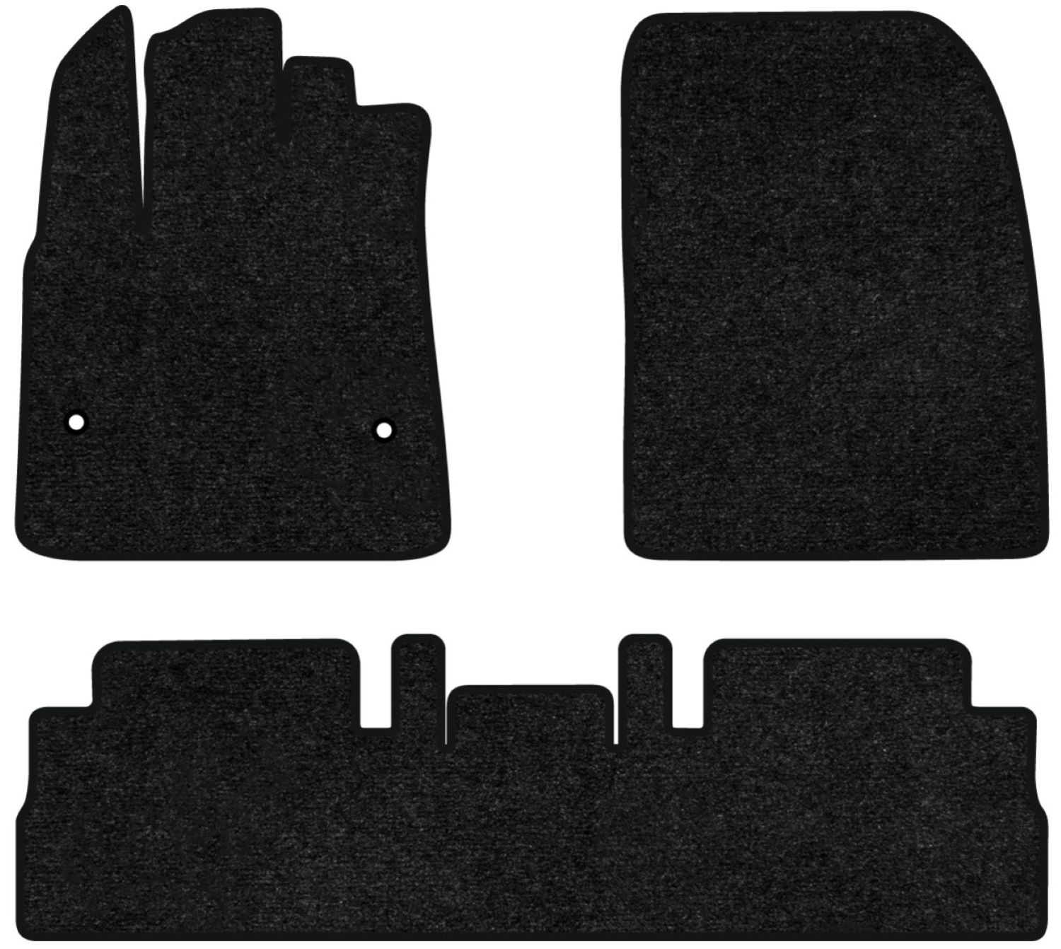 Коврики ворсовые в салон авто EVAtech Standard для Citroen Berlingo (K9) without armrest 2018 3 поколение Minivan EU черный кант CN43766Z3TL2VEB - Фото 1