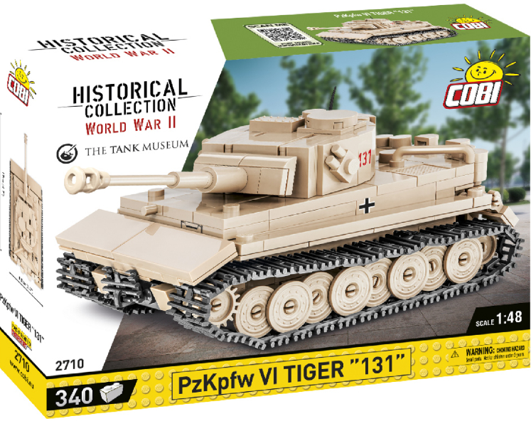 Пластиковый конструктор Cobi Вторая Мировая Война Танк Тигр 131 340 деталей (COBI-2710) - Фото 1