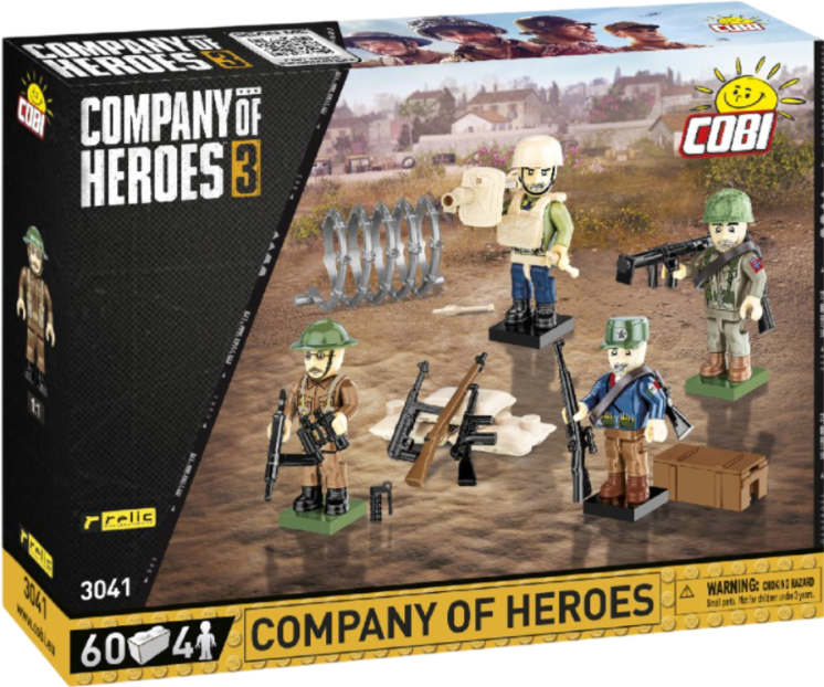 Пластиковый конструктор Cobi Company of Heroes 3 Компания героев 60 деталей (COBI-3041) - Фото 1