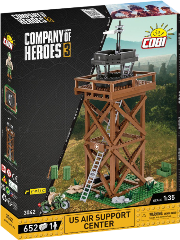 Пластиковый конструктор Cobi Company of Heroes 3 USA Центр Авиаподдержки 652 детали (COBI-3042) - Фото 1