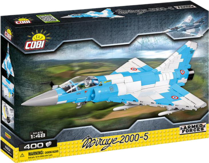 Пластиковый конструктор Cobi Самолет Mirage 2000-5 400 деталей (COBI-5801) - Фото 1
