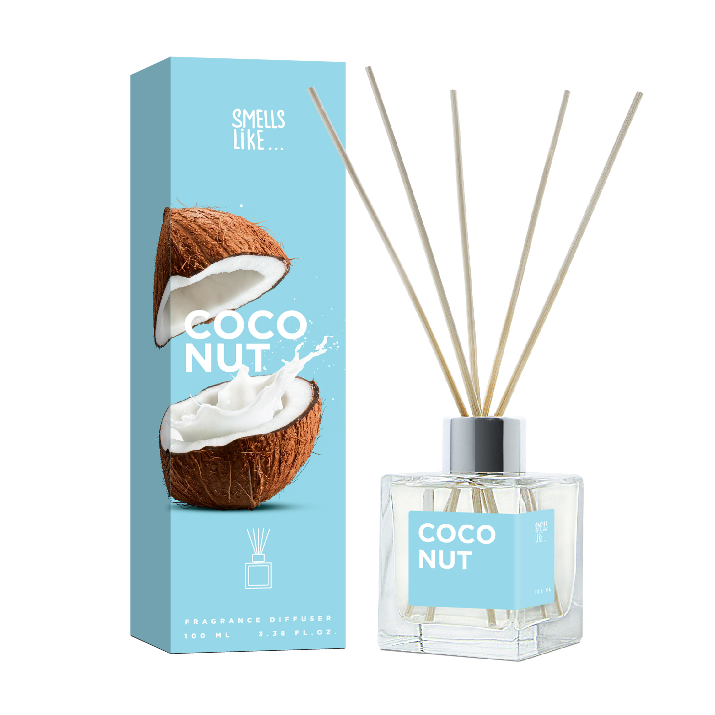 Аромадиффузор Esse Smells Like Coconut (Кокос) 100 мл (SL-C) - Фото 1