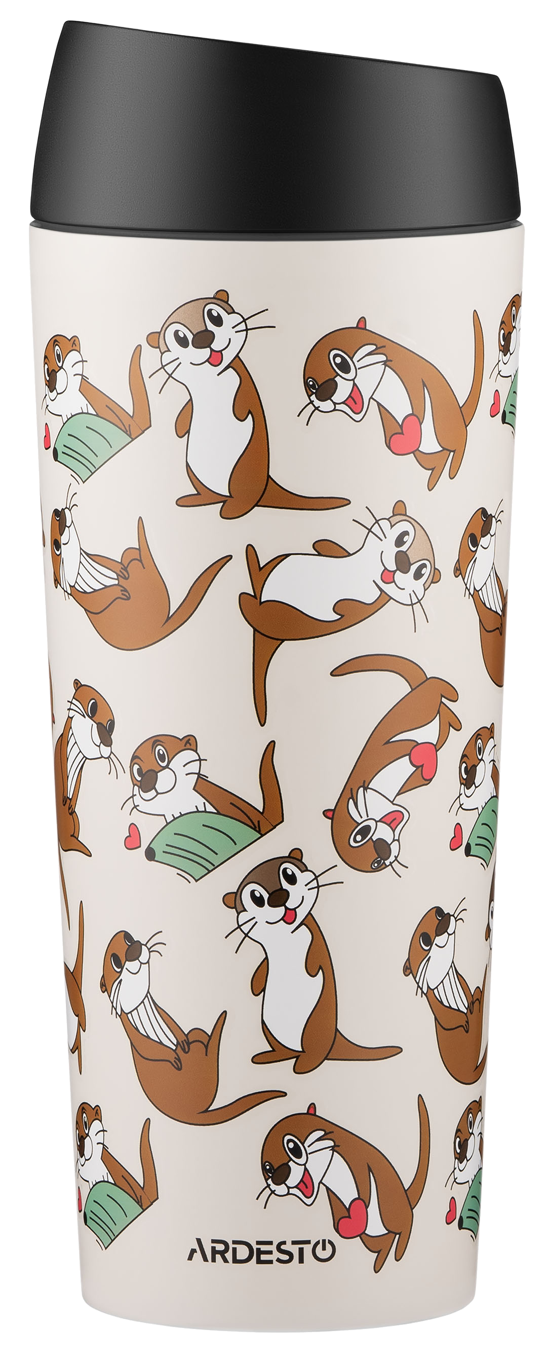 Термокружка Ardesto Coffee Time Otter 450 мл бежевый (AR2645OT) - Фото 1