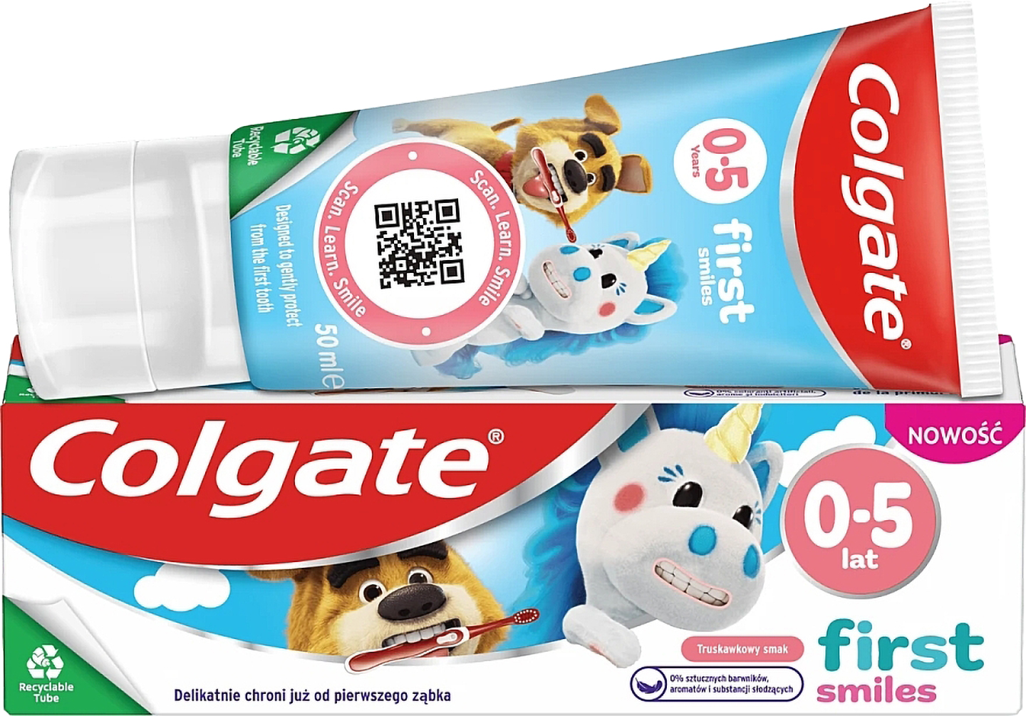 Зубная паста Colgate Детская 0-5 лет 50 мл - Фото 1